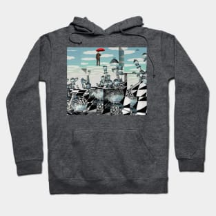 Surreal Chess Landscape Hoodie